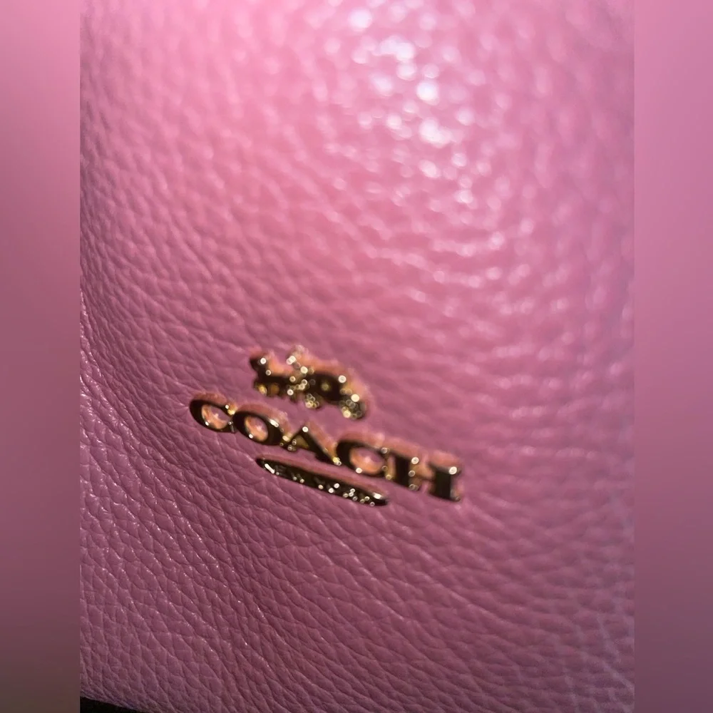 EUC Coach May Tote Pink Pebbled Leather - Picture 5 of 8